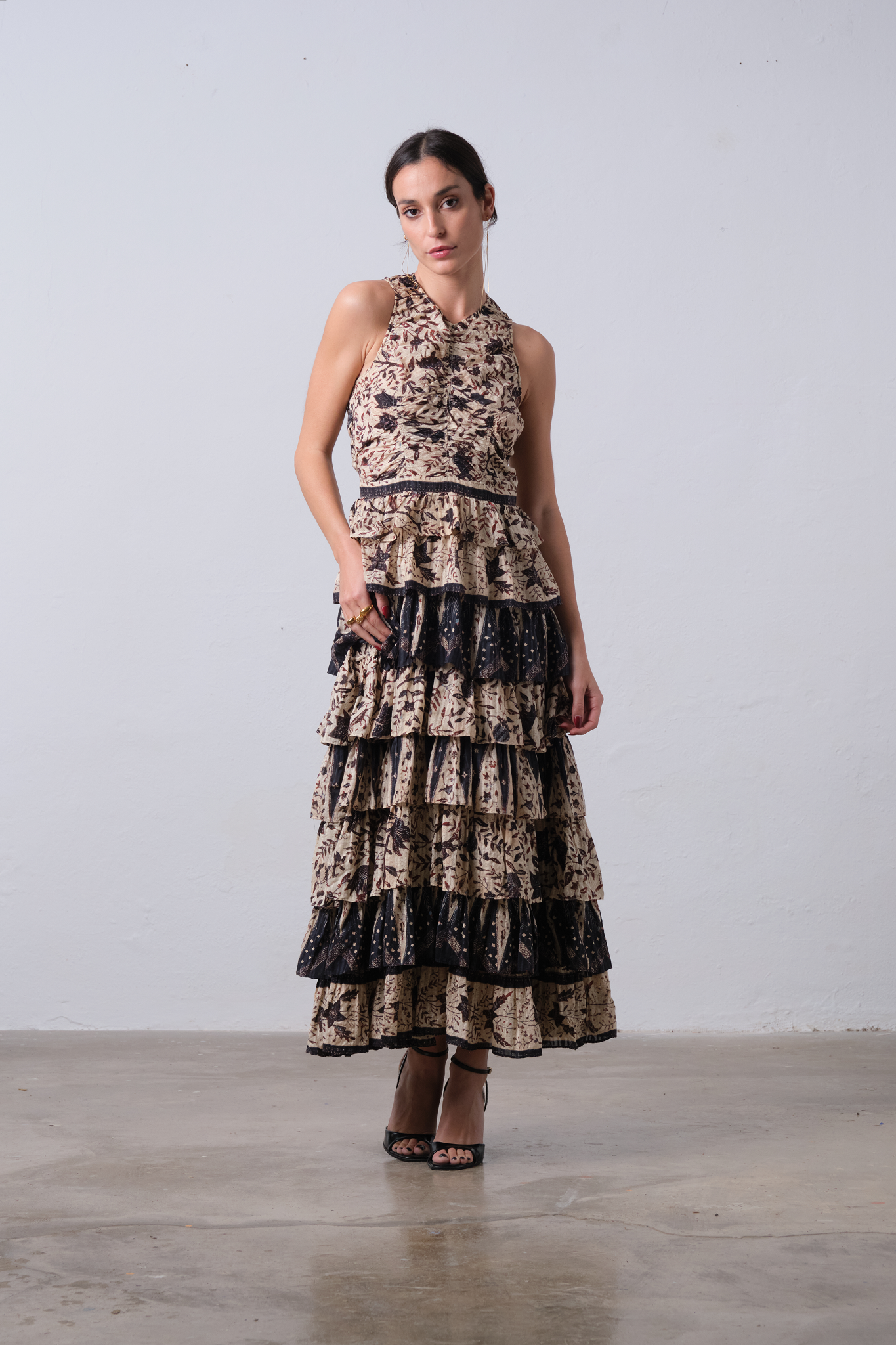ULLA JOHNSON Vestido Midi Luna
