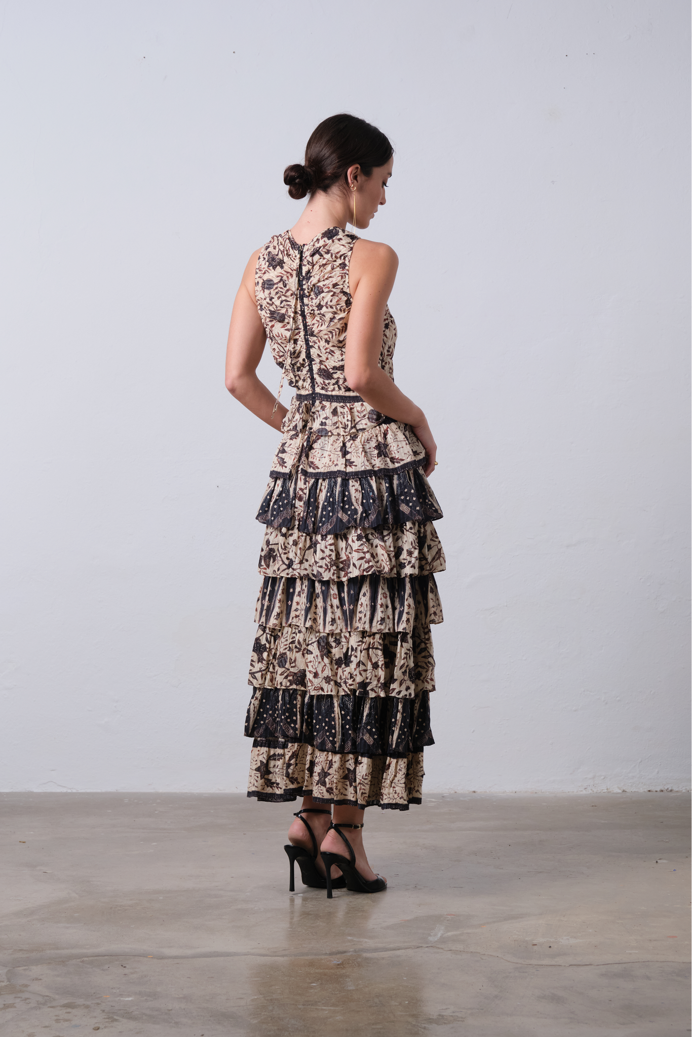 ULLA JOHNSON Vestido Midi Luna