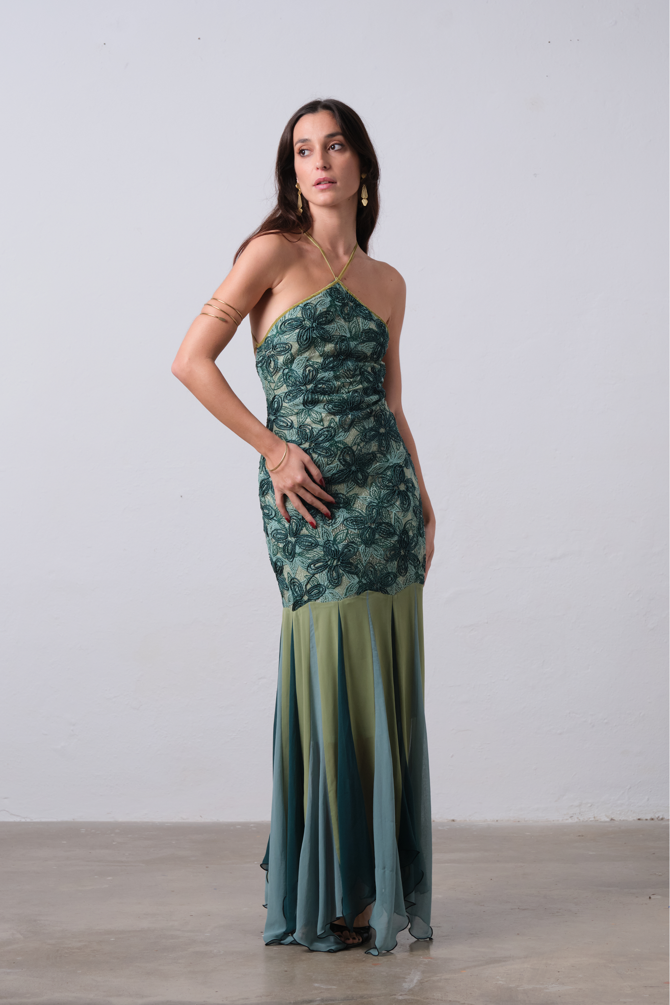 CLAW THE LABEL Vestido Garden