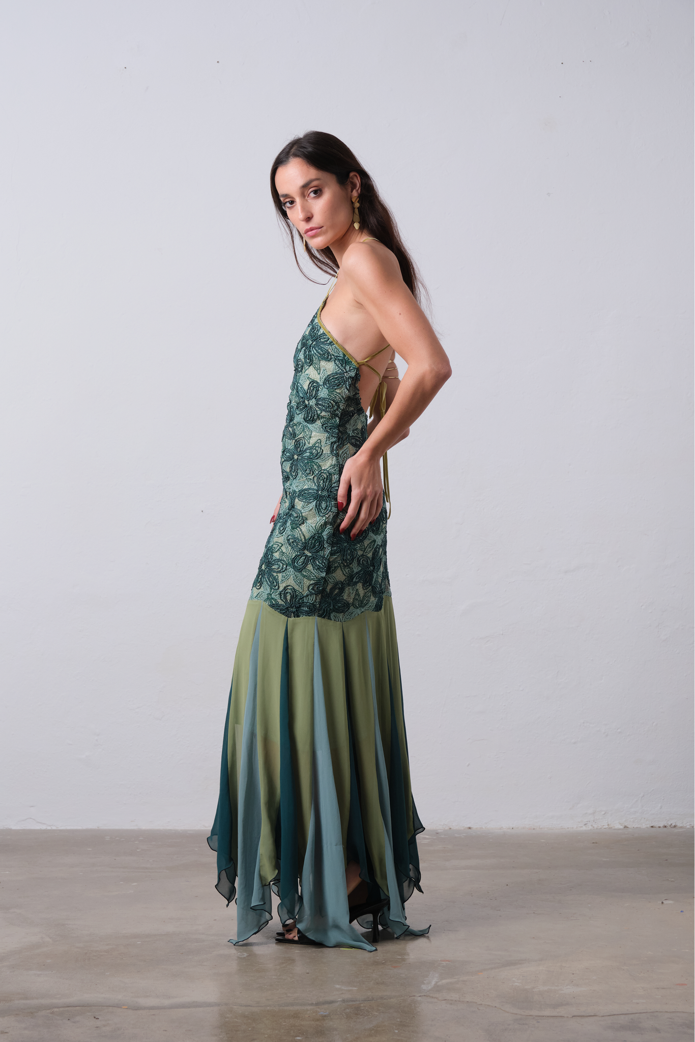 CLAW THE LABEL Vestido Garden