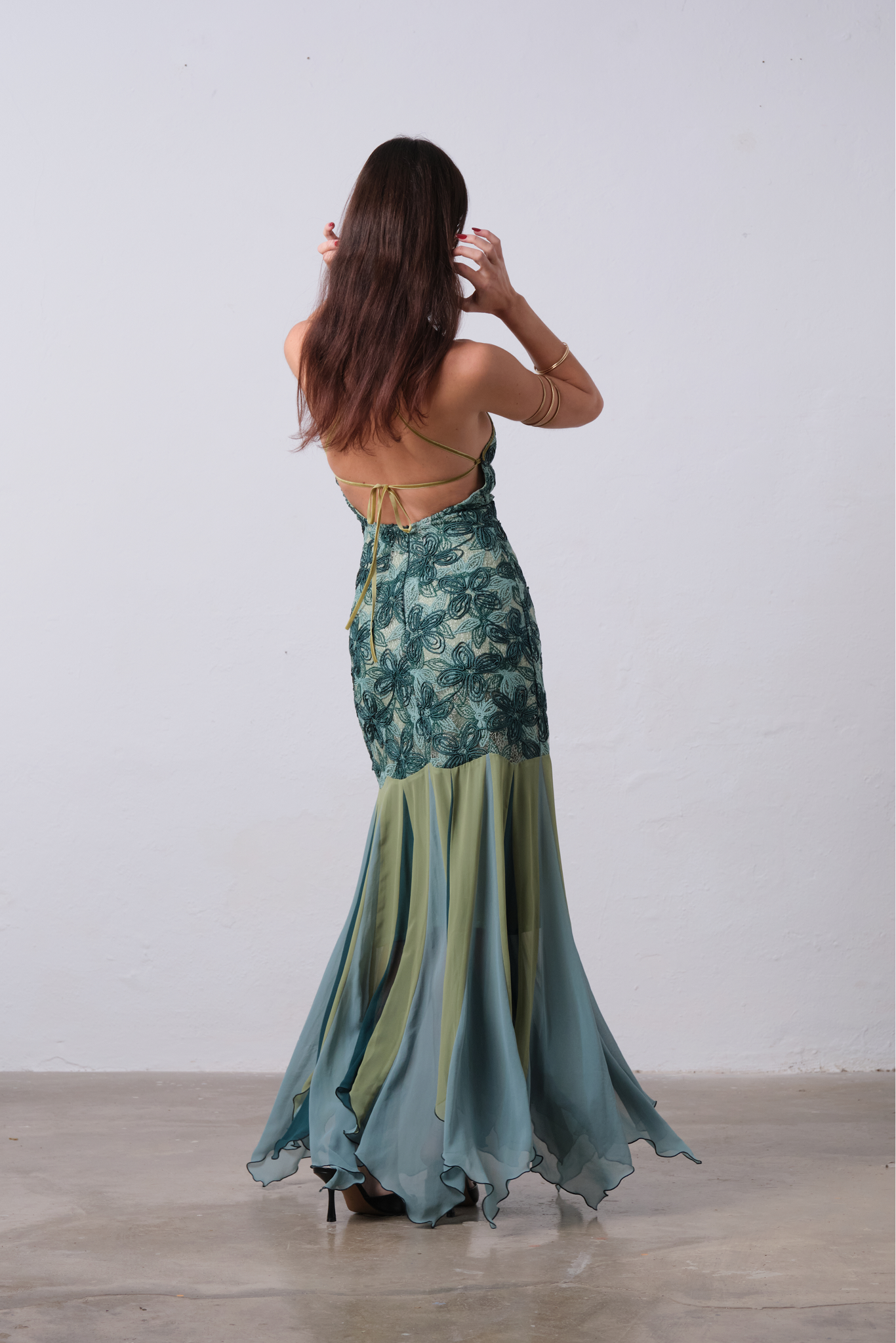 CLAW THE LABEL Vestido Garden