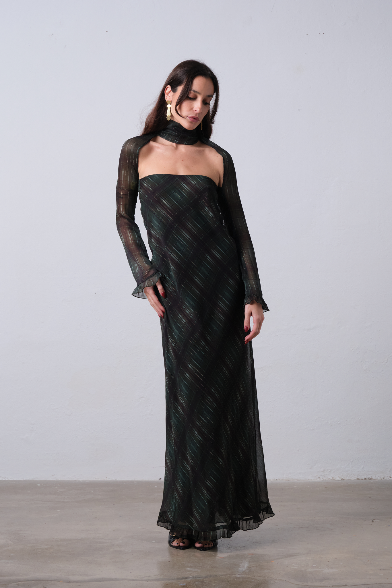 BAYMO Vestido Scottish