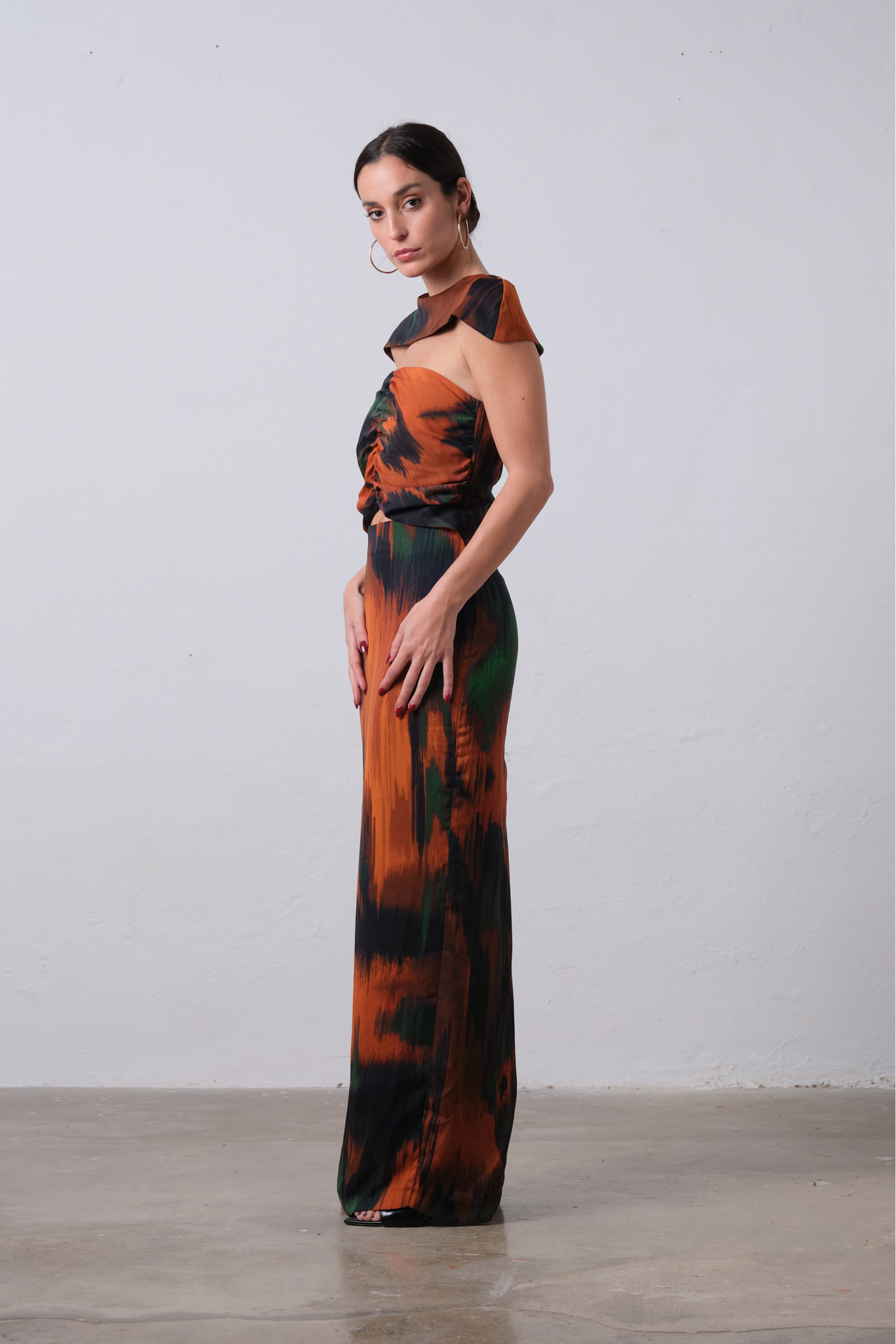 CARDIÉ Vestido Maxi Terrakota