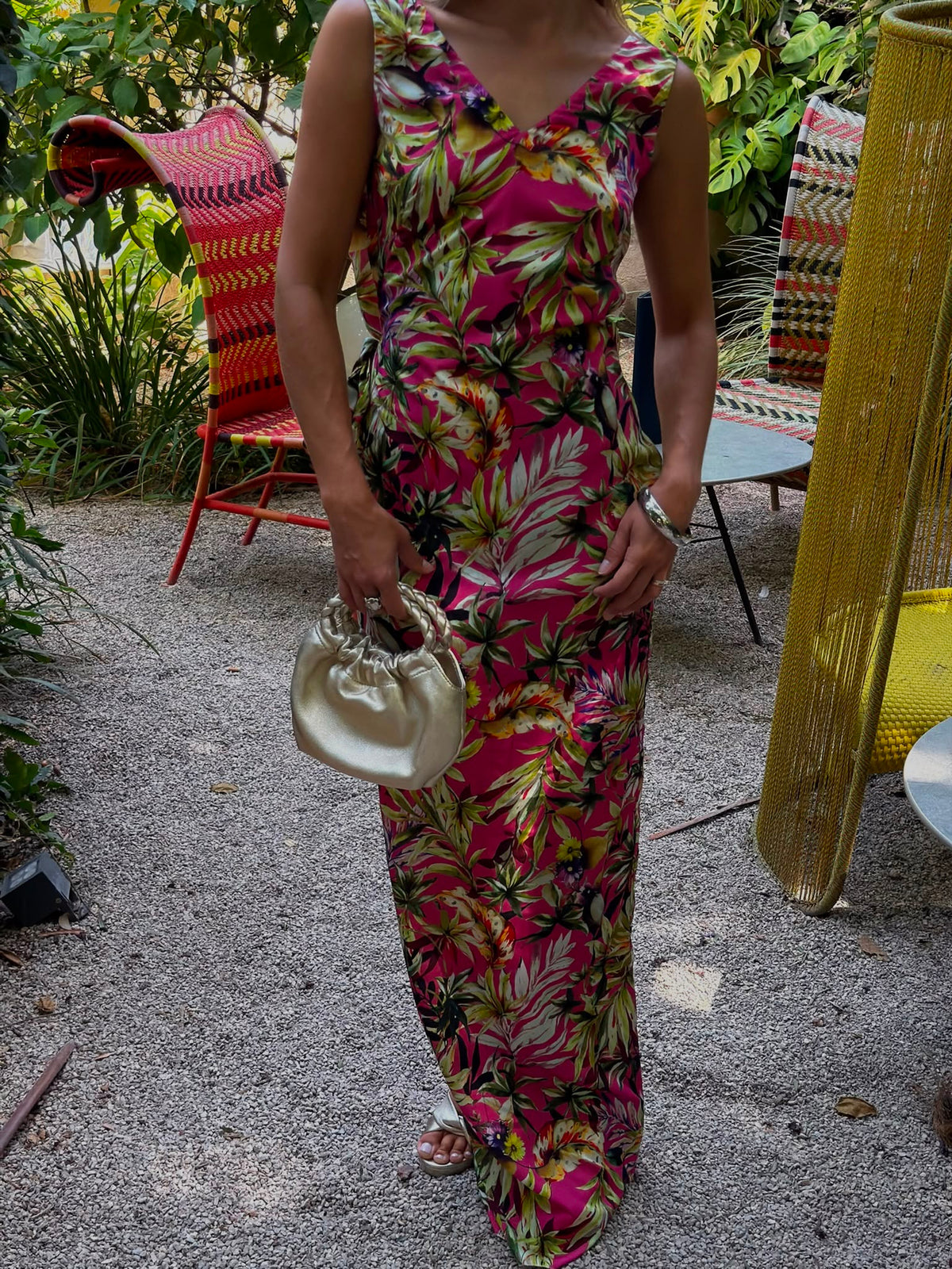 JORGE VÁZQUEZ Vestido Floral