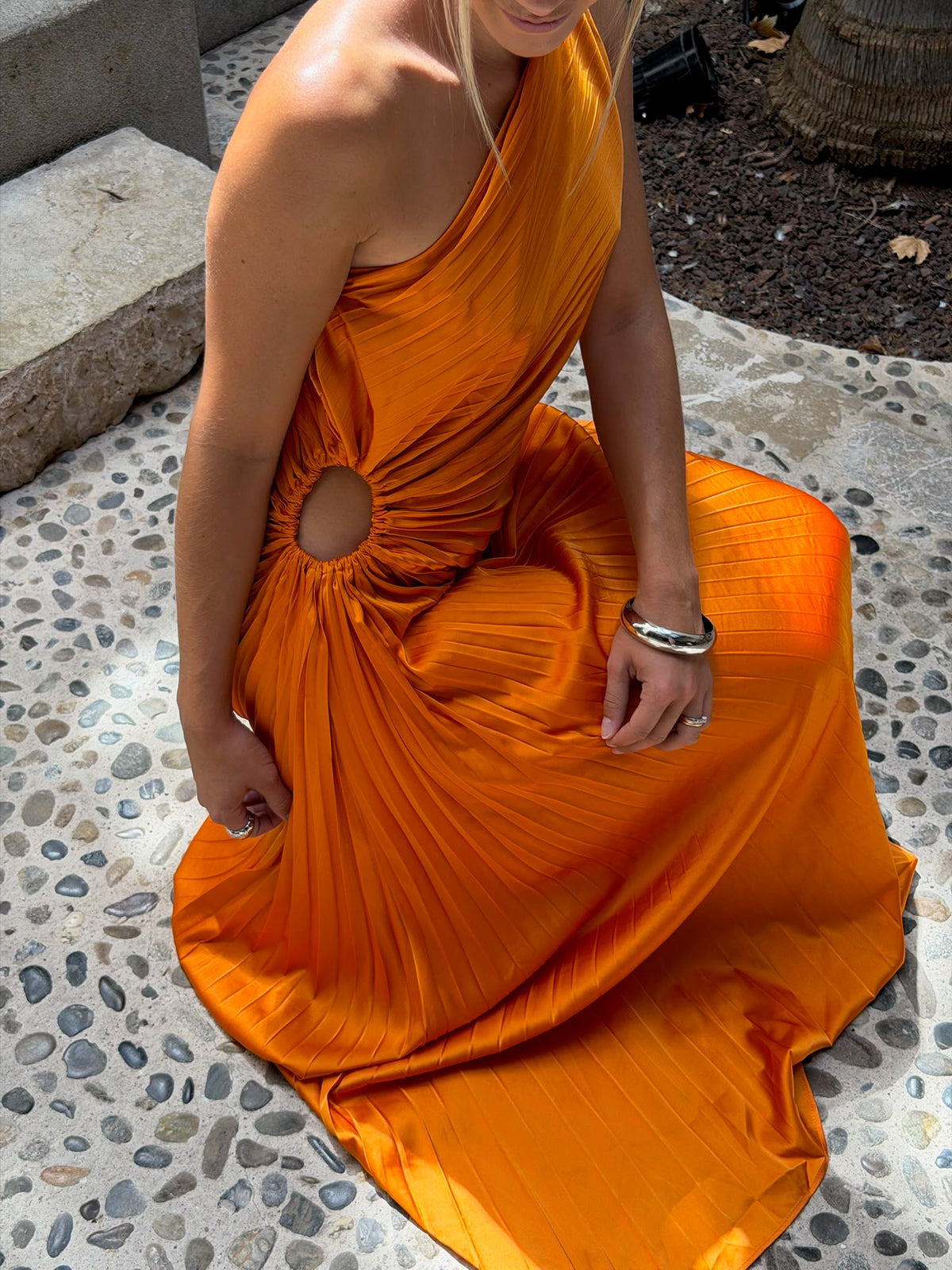 MIRANDA TESS Vestido Naranja